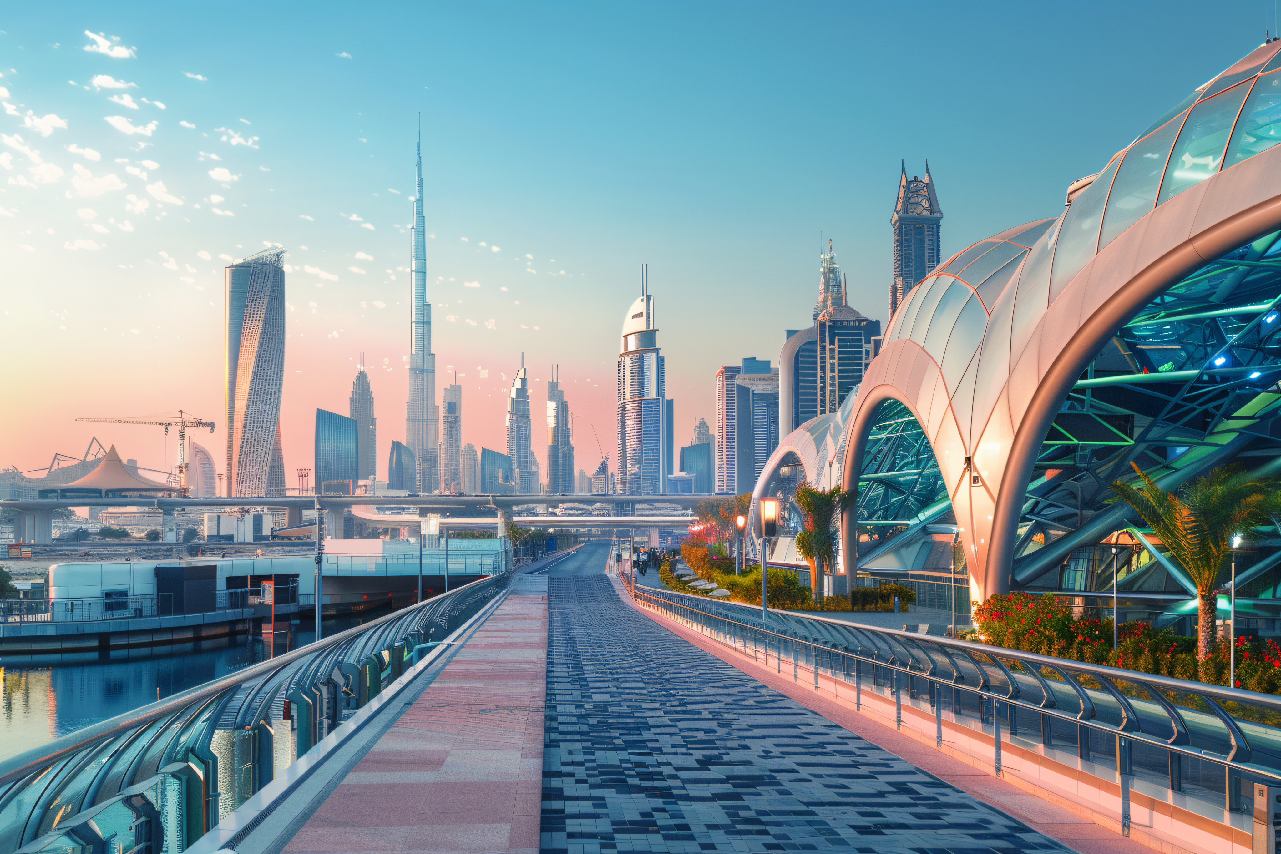 Step into Dubai's dazzling city life